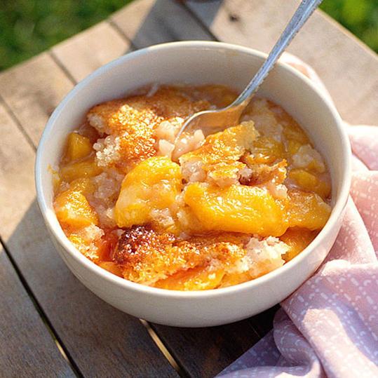 आसान Peach Cobbler Recipe