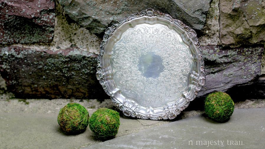 पूल Silver Co. Round Serving Tray