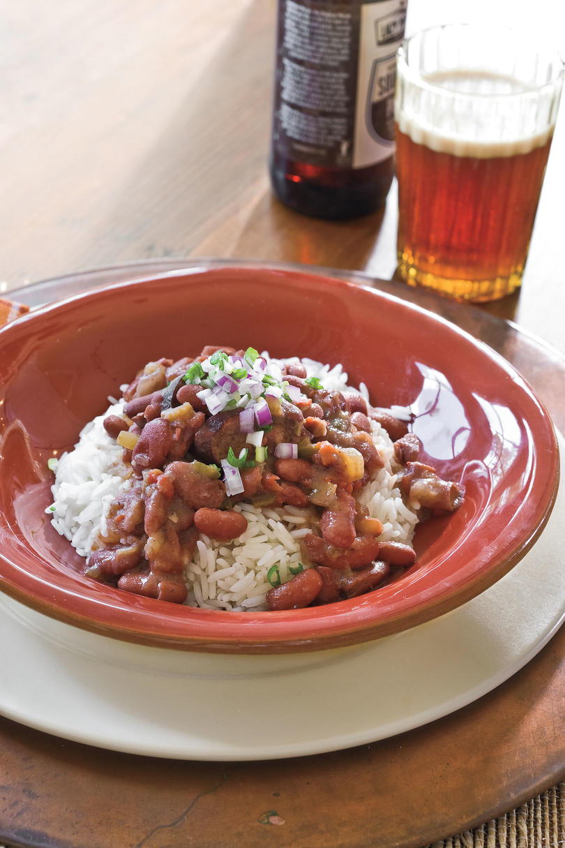 धीरे Cooker Recipes: Slow-Cooker Red Beans and Rice