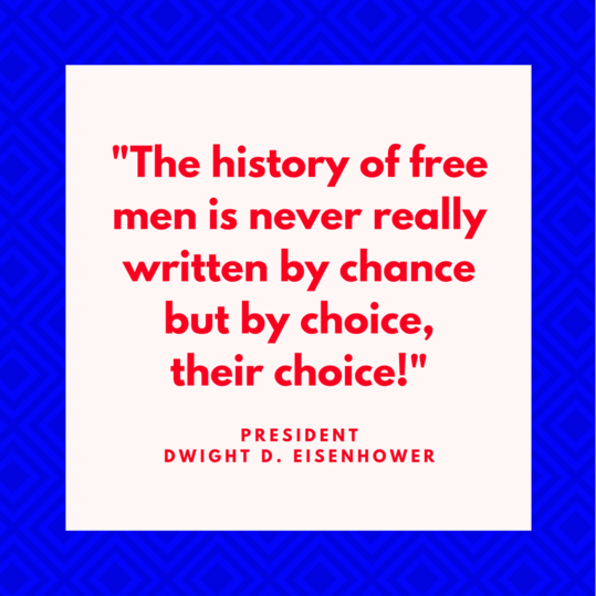 अध्यक्ष Dwight D. Eisenhower on Choice
