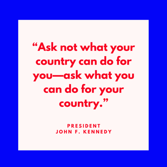 अध्यक्ष John F. Kennedy on America