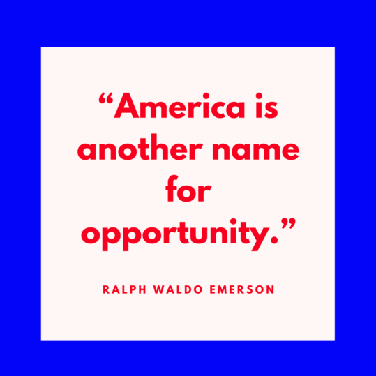 राल्फ Waldo Emerson on Opportunity