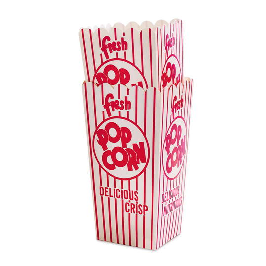 रेट्रो Paper Popcorn Boxes