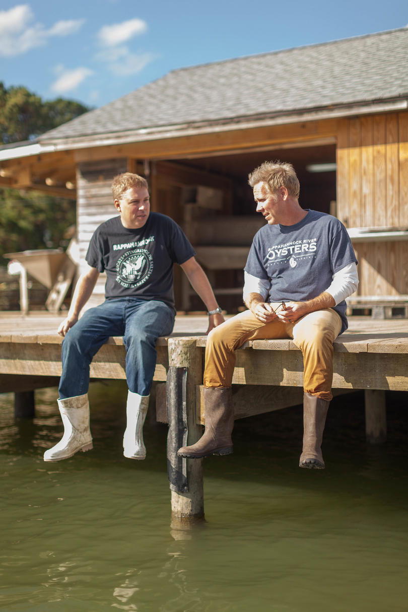 रयान and Travis Croxton, Rappahannock Oyster Co.