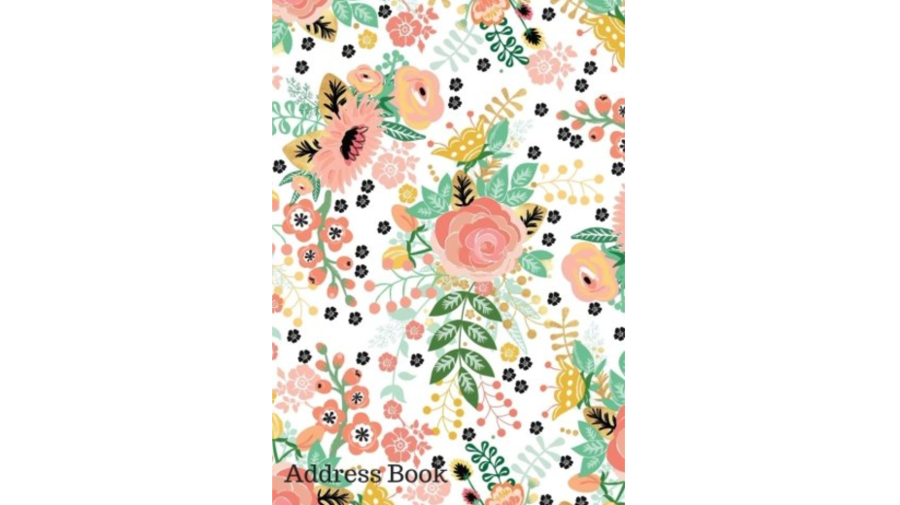 Pinkki Floral Design Address Book 