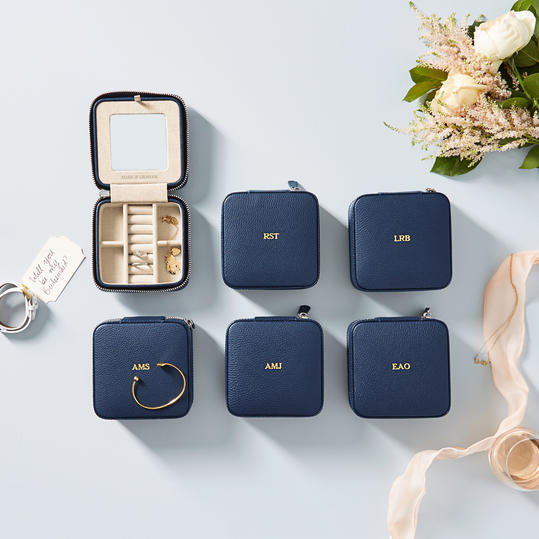 monogrammed Travel Case Bridesmaid Gifts