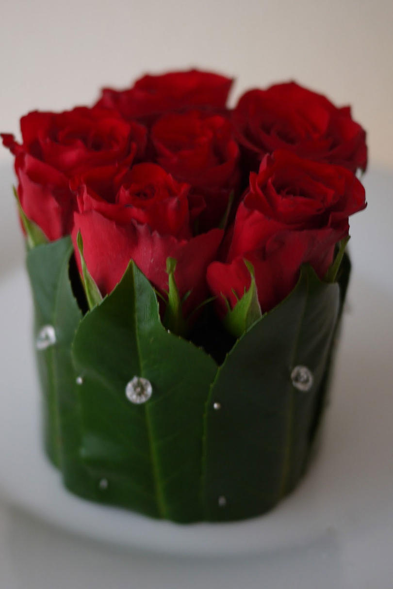 गुलाब का फूल Arrangement