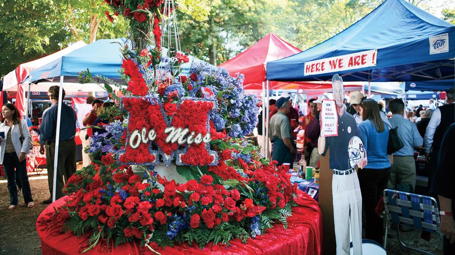 tailgating at Ole Miss