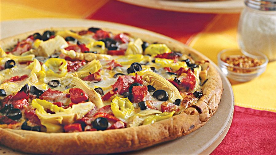 पिज़्ज़ा Recipes: Antipasto Pizza Recipe