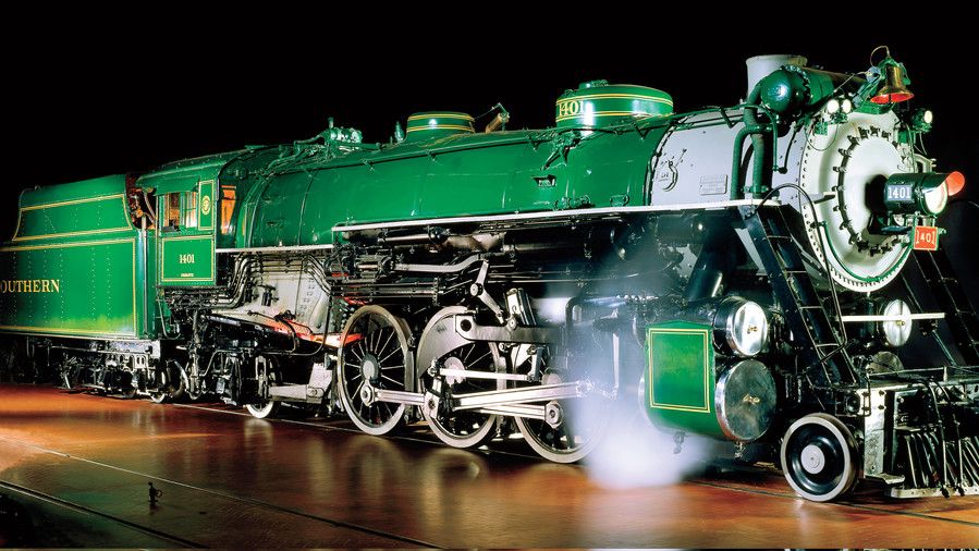 kansallinen Museum of American History Top Sites: Southern Railway Locomotive 