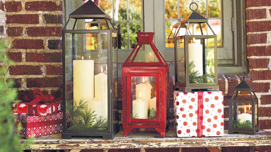क्रिसमस Decorating Ideas: Lanterns