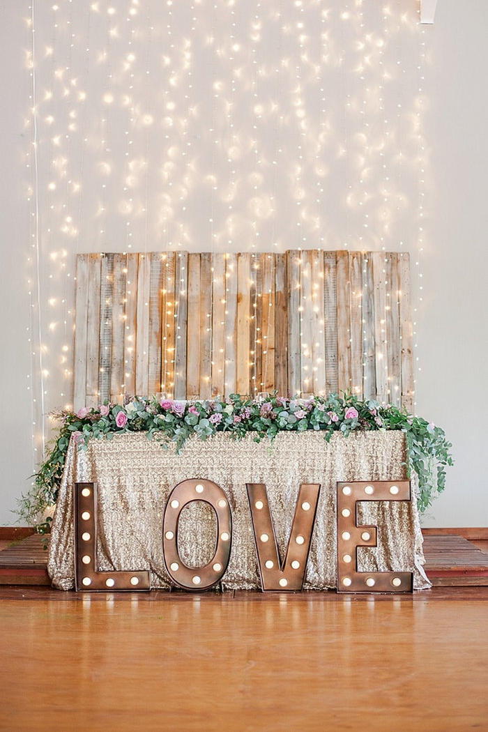 12 Ways to Use Your Christmas Lights in the Summer Wedding or Photo Booth Backdrop