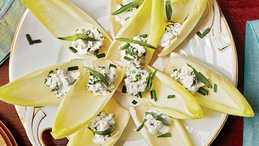 Alkupala Stuffed Endive with Herbed Goat Cheese