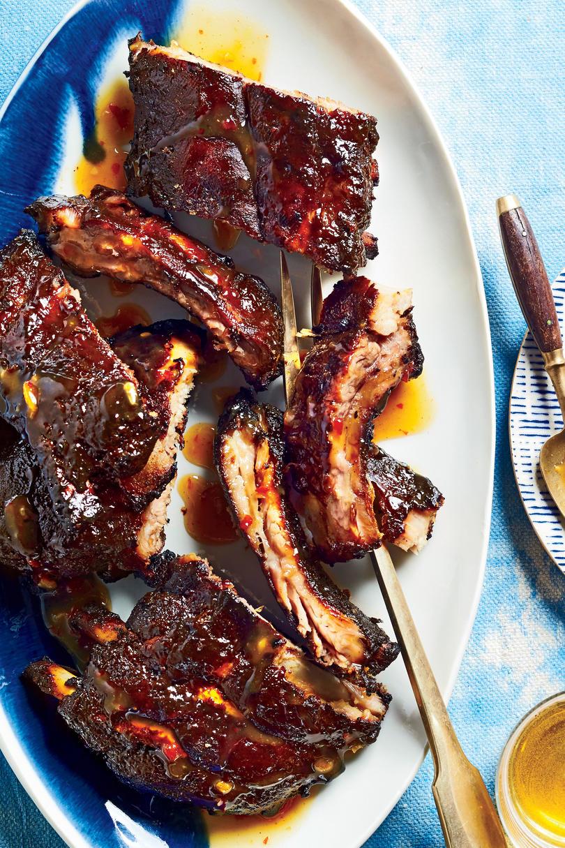 Édes Chili-and-Mustard Baby Back Ribs