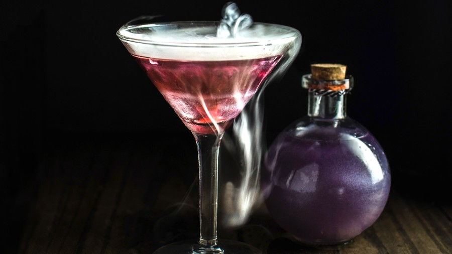  Witches Heart Halloween Cocktail