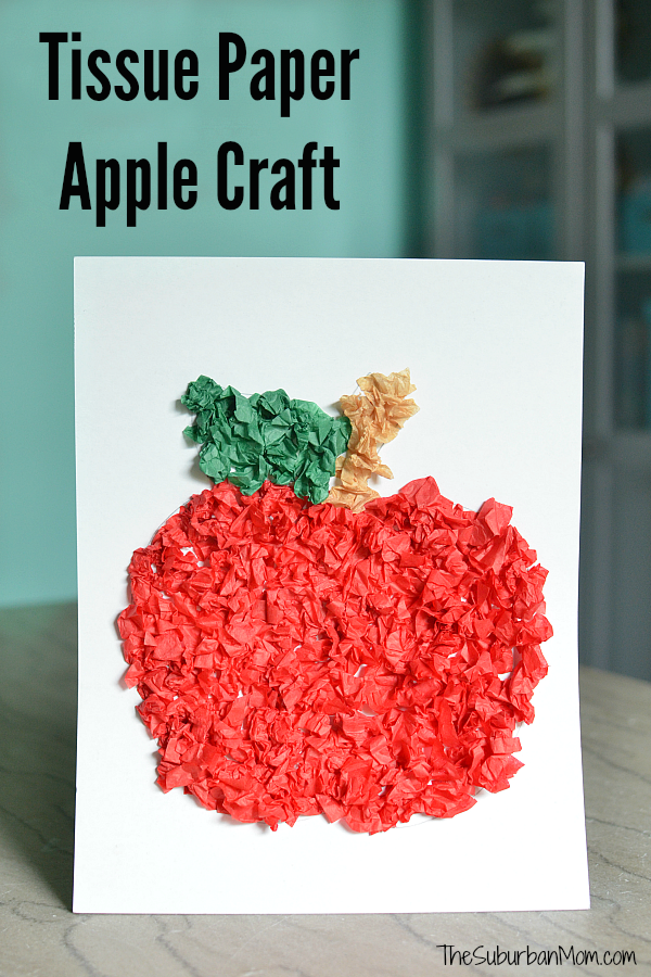 ऊतक Paper Apple Craft