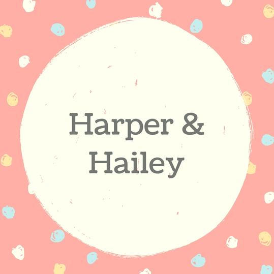 जुड़वां Names: Harper and Hailey