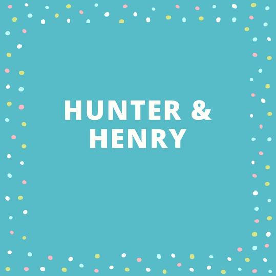 जुड़वां Names: Hunter and Henry