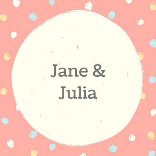 जुड़वां Names: Jane and Julia
