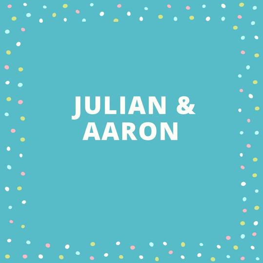 जुड़वां Names: Julian and Aaron