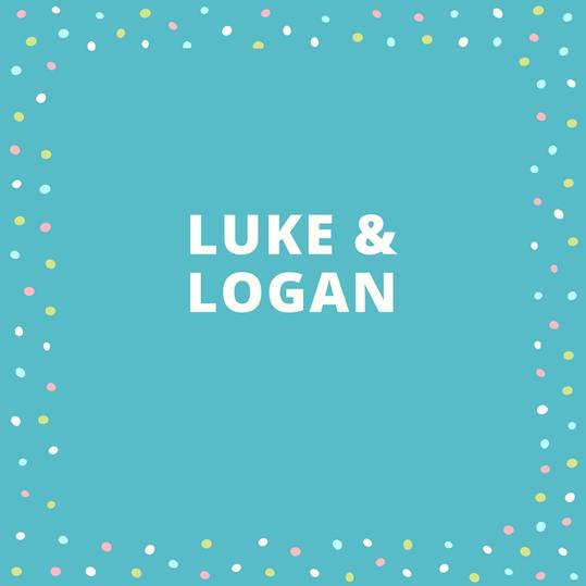 जुड़वां Names: Luke and Logan
