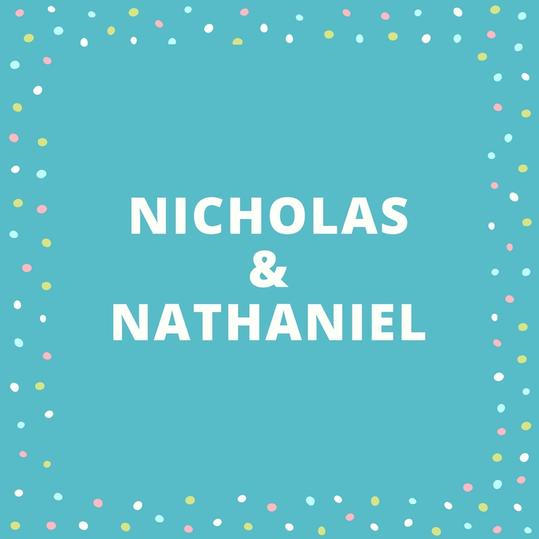 जुड़वां Names: Nicholas and Nathaniel