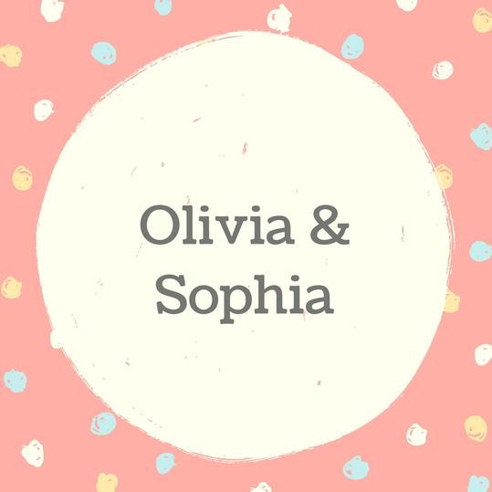 जुड़वां Names: Olivia and Sophia