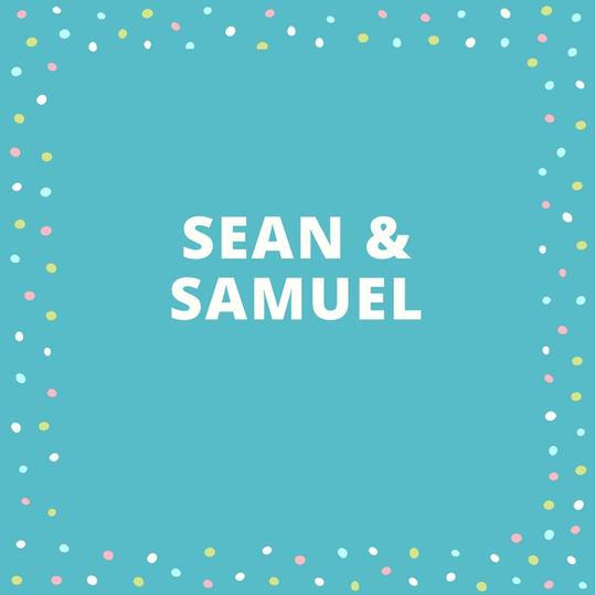 जुड़वां Names: Sean and Samuel