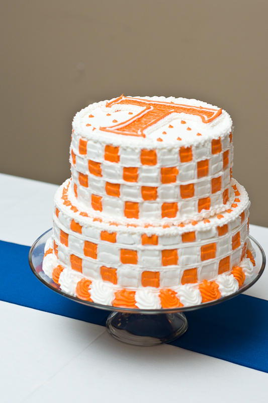 विश्वविद्यालय of Tennessee Checkerboard Grooms Cake