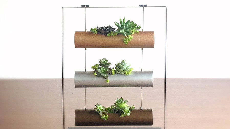 खड़ा Succulent/Herb Planting Cylinder System
