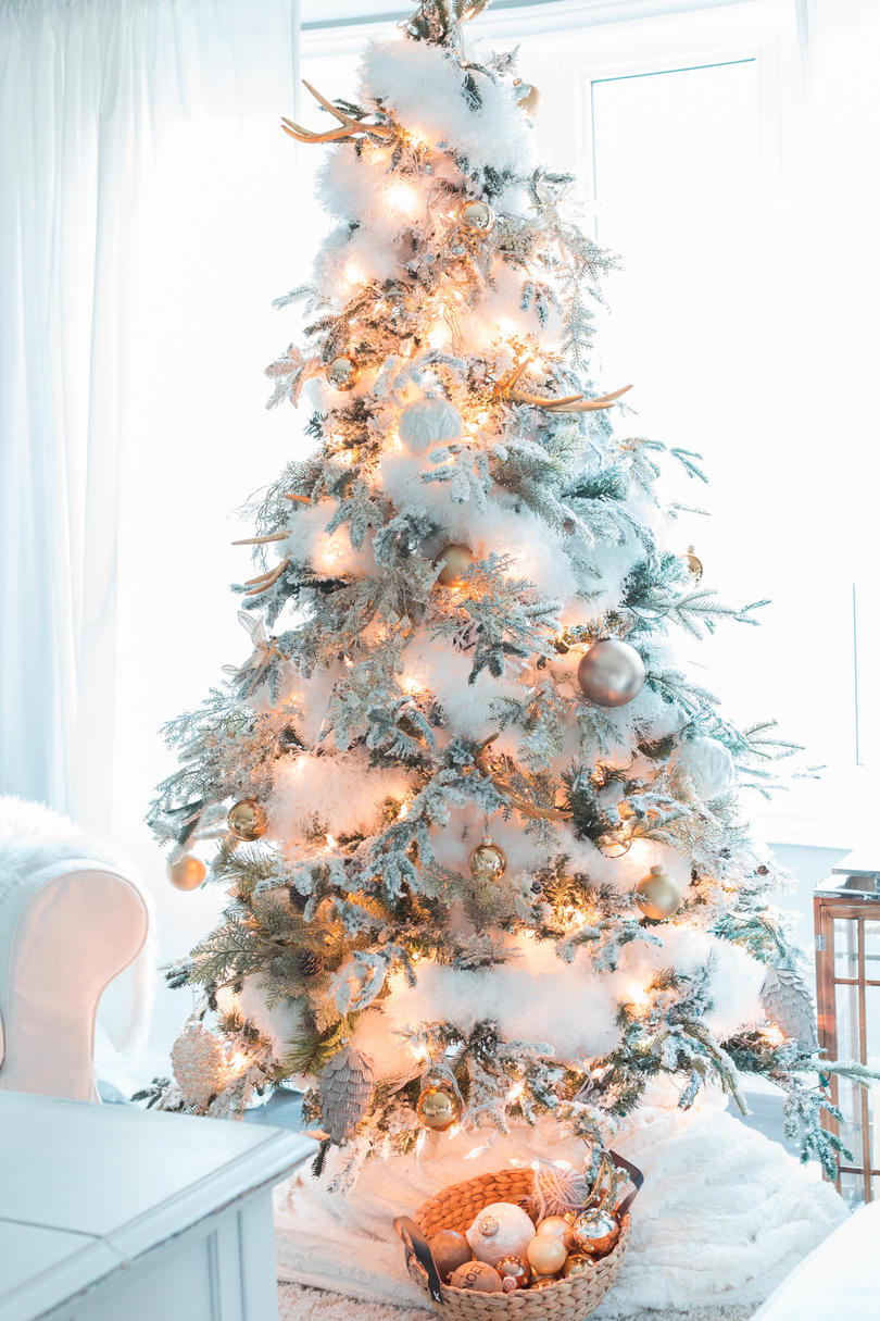 सर्दी Wonderland Christmas Tree